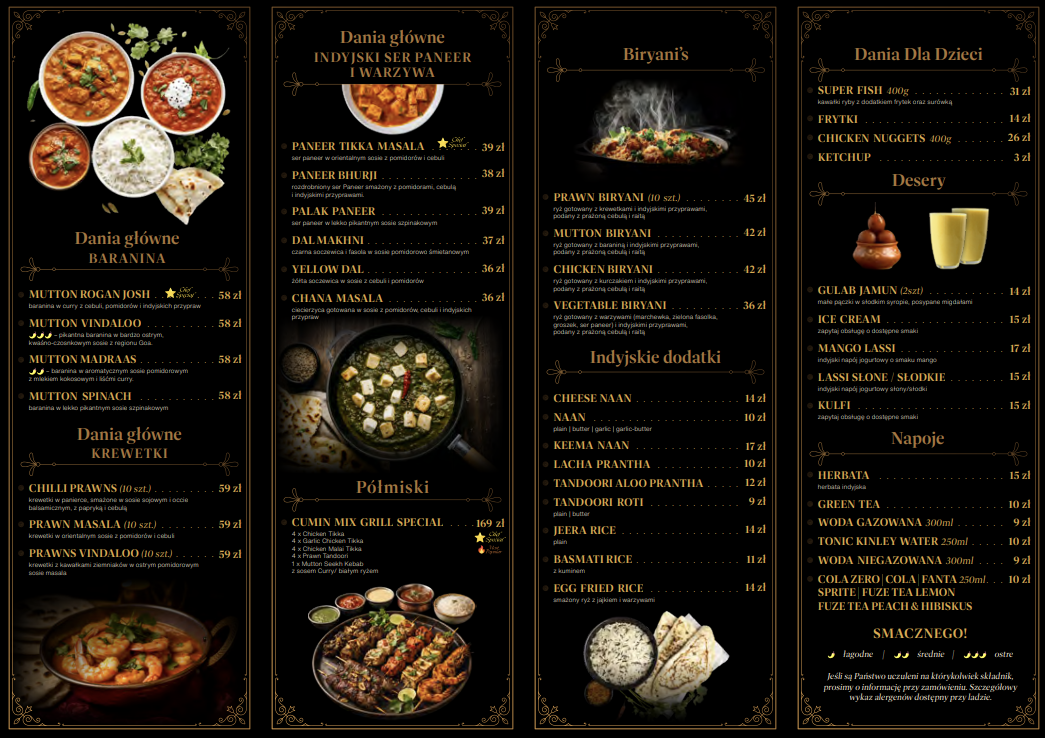 Menu The Cumin — strona 2